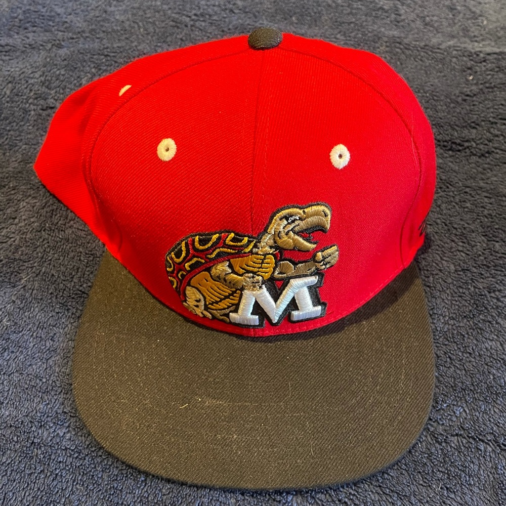 Vintage New Maryland Terrapins Flatbrim Hat
